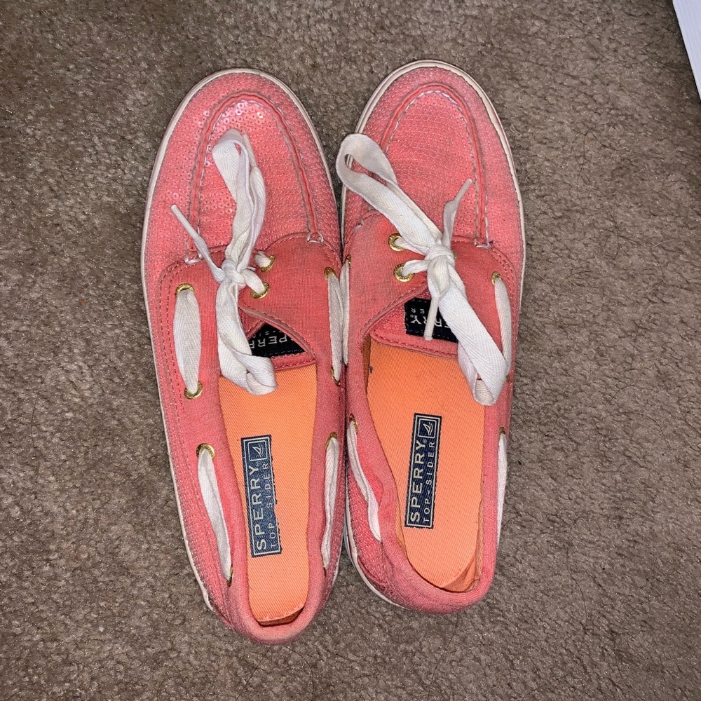 Women's Sperry Top Sider Pink Shoes - 7.5